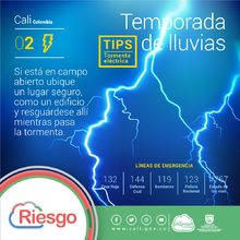 Cuidado con las tormentas el&eacute;ctricas