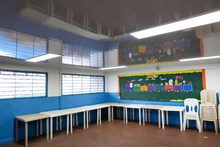 Ni&ntilde;os m&aacute;s felices en la instituci&oacute;n educativa Maric&eacute; Sinisterra
