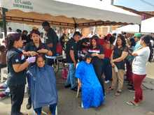 Habitantes de la comuna 15 disfrutaron de la Brigada Social y de Servicios