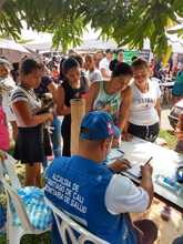 Habitantes de la comuna 15 disfrutaron de la Brigada Social y de Servicios