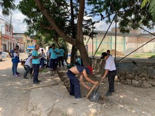 Cali se embellece de la mano de los habitantes de calle del hogar de paso Sembrando Esperanza