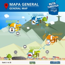 Mapa general Ruta Tur&iacute;stica del MIO cable