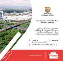 Tercera rendici&oacute;n de cuentas Secretaria de Infraestructura - cuerpo instancia