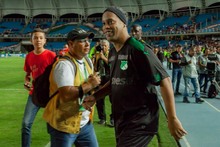 La magia de Ronaldinho y el f&uacute;tbol en paz fueron protagonistas en el Pascual