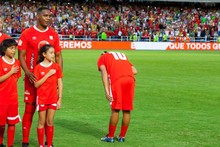 La magia de Ronaldinho y el f&uacute;tbol en paz fueron protagonistas en el Pascual