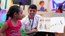 Con deporte y actividad f&iacute;sica se divirtieron los asistentes a la Feria Internacional del Libro