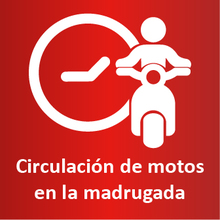 Registro para la circulaci&oacute;n de motociclistas en horario restringido