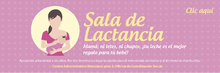 Las madres pueden amamantar a su hijo en la Sala de Lactancia, piso 2, del Centro Administrativo Municipal