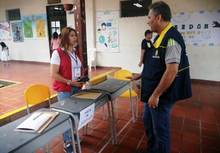 Mesas en los puestos