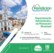 Tercera jornada de Rendici&oacute;n de Cuentas del DAPM, 14 de noviembre