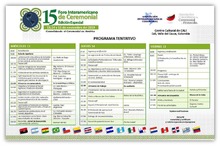 Foro de ceremonial y protocolo, a partir de este 13 de noviembre