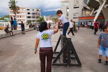 Los deportes extremos fueron protagonistas en la clausura de las escuelas V&eacute;rtigo