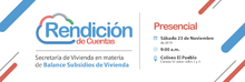 Rendici&oacute;n de Cuentas Noviembre 23 de 2019