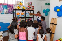 Los ni&ntilde;os v&iacute;ctimas del conflicto ahora tienen un espacio lleno de magia y diversi&oacute;n