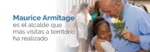 Maurice Armitage  es el alcalde que m&aacute;s visitas a territorio ha realizado