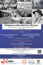 Simposio sobre los 100 a&ntilde;os del barrio Obrero 