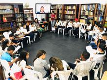 Tertulias literarias entre estudiantes de Antioquia y Valle del Cauca enriquecen la interacci&oacute;n educativa 