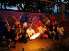 Mural le cambi&oacute; la cara a un colegio en Las Delicias con Urban 95