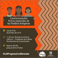 Alcald&iacute;a de Cali conmemorar&aacute; fechas especiales de los pueblos ind&iacute;genas e instalar&aacute; Mesa Permanente de Concertaci&oacute;n 