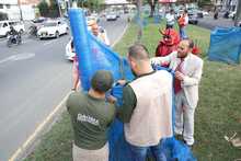 Administraci&oacute;n Armitage repuso &aacute;rboles vandalizados en la Autopista Sur y garantiza bienestar del corredor arb&oacute;reo de la Calle de la Feria  