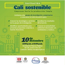 Con&eacute;ctate con las empresas y tecnolog&iacute;as que buscan hacer de Cali una ciudad m&aacute;s sostenible