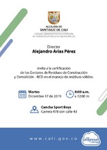 Alcald&iacute;a de Cali certifica a chaneros en manejo de residuos 