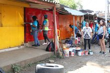 Con jornadas de retribuci&oacute;n social, Gestores de Paz embellecen a mi Cali Bonita