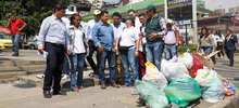 Con recorrido por sitios cr&iacute;ticos, Administraci&oacute;n Municipal le madruga al problema de las basuras