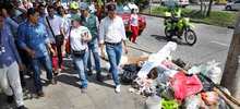 Con recorrido por sitios cr&iacute;ticos, Administraci&oacute;n Municipal le madruga al problema de las basuras