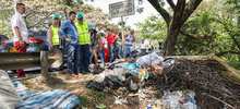 Con recorrido por sitios cr&iacute;ticos, Administraci&oacute;n Municipal le madruga al problema de las basuras