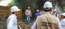 Juan Diego Fl&oacute;rez visita obra carrera 100 con calle 25