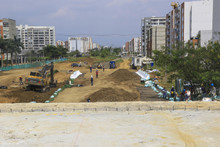 Alcalde Jorge Iv&aacute;n Ospina inspeccion&oacute; obras viales en el sur de Cali y conoci&oacute; en terreno realidades y desarrollos