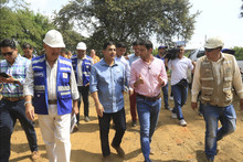 En la obra a desnivel de la autopista Sim&oacute;n Bol&iacute;var con carrera 100 se deben hacer adecuaciones previendo el Tren de Cercan&iacute;as