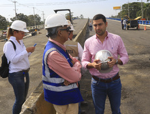 En la obra a desnivel de la autopista Sim&oacute;n Bol&iacute;var con carrera 100 se deben hacer adecuaciones previendo el Tren de Cercan&iacute;as