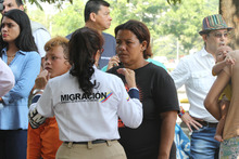 Para brindar soluciones humanitarias, Gobierno Ospina hizo jornada de sensibilizaci&oacute;n en asentamiento de migrantes venezolanos