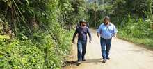 Director del Dagma, Carlos Calder&oacute;n, recorre zona rural de Cali junto a funcionarios de Parques Nacionales