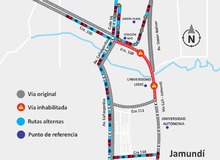 Recuerde que ma&ntilde;ana inician los cierres temporales en la v&iacute;a Cali Jamund&iacute;