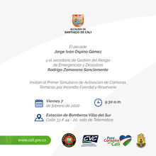 Con simulacro, Cali pone a prueba la detecci&oacute;n y atenci&oacute;n de incendios forestales