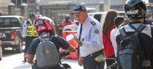 Controles de tr&aacute;nsito pensando en la seguridad de los motociclistas