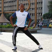 Valeria, la campeona de atletismo en 400 metros vallas, le puso cabeza a las becas Oster