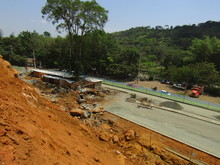 As&iacute; van las obras de la ampliaci&oacute;n de la v&iacute;a a Pance