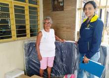 Ayuda humanitaria llega a familias afectadas por vendaval e incendio estructural