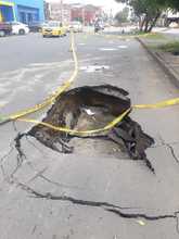 Jornada de mantenimiento vial se realiz&oacute; en el barrio Belalc&aacute;zar