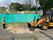 Grupo operativo de mantenimiento vial intervino zona rural y urbana