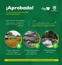 Aprobaci&oacute;n proyecto predios