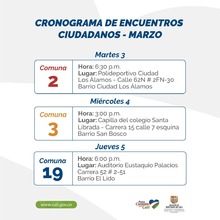 &iexcl;Por y para los cale&ntilde;os!: Inician los encuentros ciudadanos