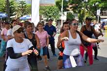 Con marat&oacute;n de aerorrumba, la Ciclovida conmemora el D&iacute;a de la Mujer