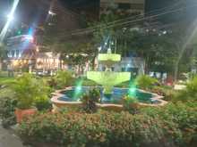 Los monumentos de Cali se visten de verde y azul por los d&iacute;as de San Patricio y del Agua