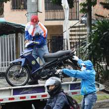 Controles viales en Mojica para el cumplimiento del Decreto de emergencia sanitaria