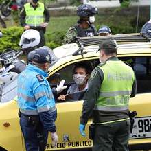 Controles viales en Mojica para el cumplimiento del Decreto de emergencia sanitaria